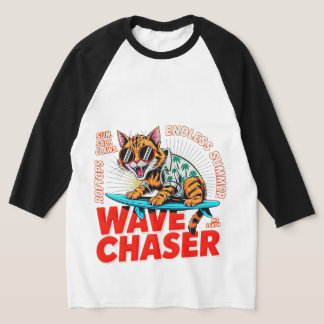 Cat Lover Cool Vibes Ginger Surf Cat Summer Gift T-Shirt