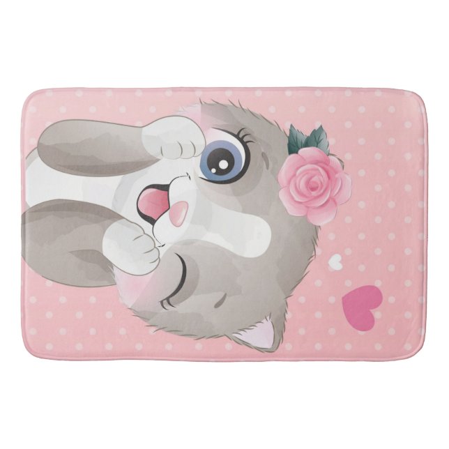 Cat Lover | Cute Little Kittens Bath Mat (Front)