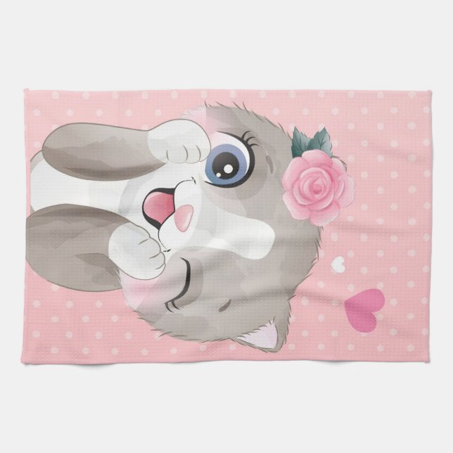Cat Lover | Cute Little Kittens Tea Towel (Horizontal)