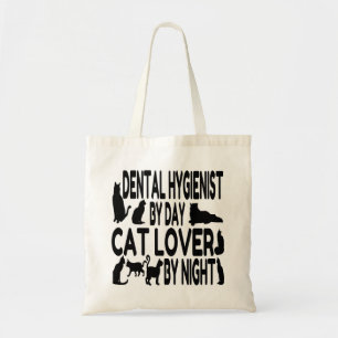 Cat Lover Dental Hygienist Tote Bag