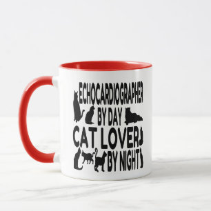 Cat Lover Echocardiographer Mug