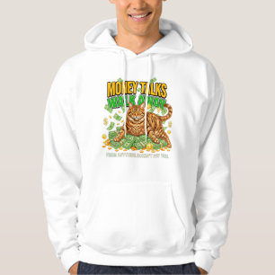 Cat Lover Empowering Entrepreneur Gift Rich men Hoodie