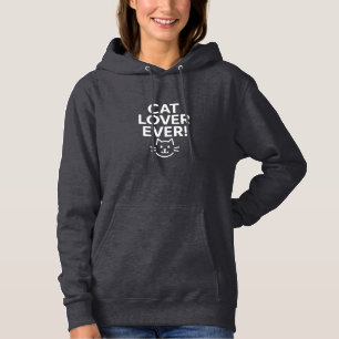 cat lover ever hoodie