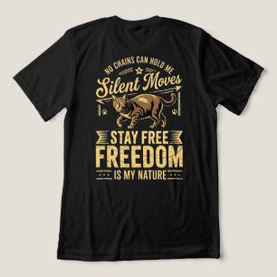 Cat Lover Fierce Freedom Tabby Tri-Blend Shirt