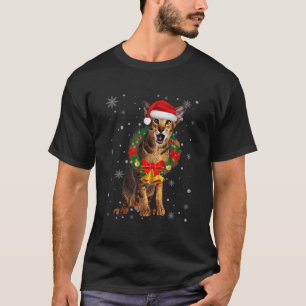 Cat Lover Funny Oriental Shorthair Tree Christmas T-Shirt