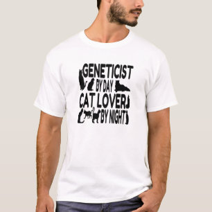 Cat Lover Geneticist T-Shirt