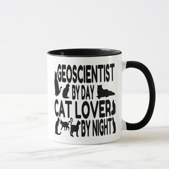 Cat Lover Geoscientist Mug (Right)