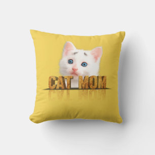Cat lover gift cat mum gift best cat mum ever cushion