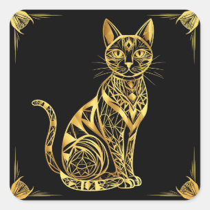 ✨ Cat Lover Gift For Personal Decor ✨ Square Sticker