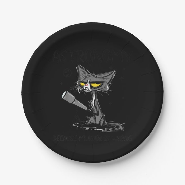 Cat Lover Gift | Gift For Lover Cat Paper Plate (Front)