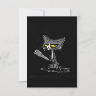 Cat Lover Gift Gift For Lover Cat Thank You Card