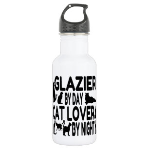 Cat Lover Glazier 532 Ml Water Bottle