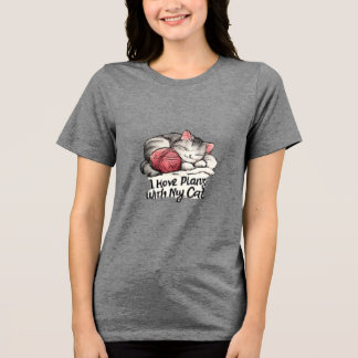 Cat Lover Graphic Collection Tri-Blend Shirt