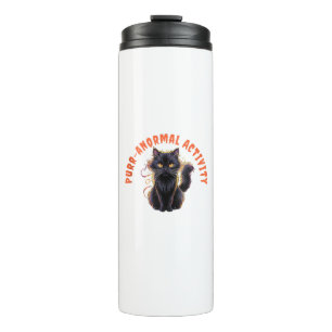 Cat Lover Halloween Purr-anormal Activity Spooky C Thermal Tumbler