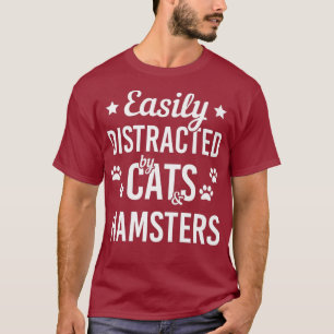 Cat Lover Hamster Lover Cats And Hamsters Funny T-Shirt