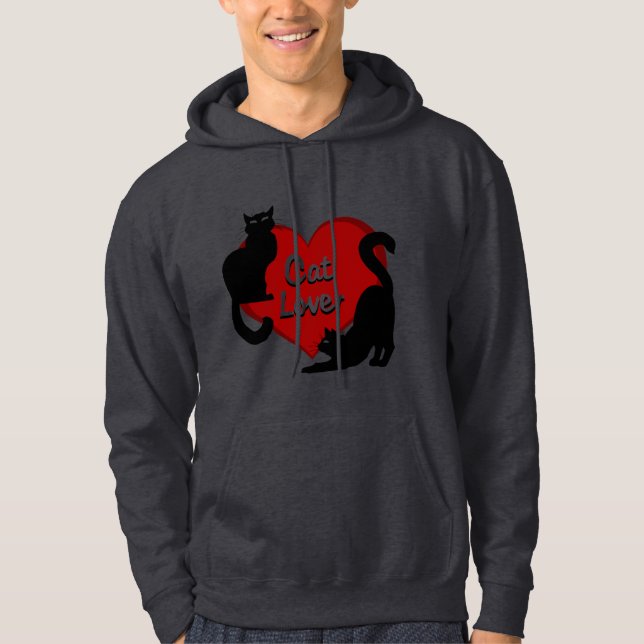 Cat Lover Hoodie Cat Lover Shirts & Sweatshirts (Front)