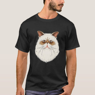 Cat Lover I Cat Face I Himalayan Cat T-Shirt