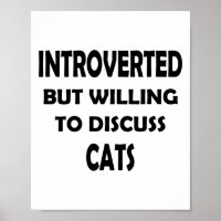 Cat Lover Introvert – Funny Design