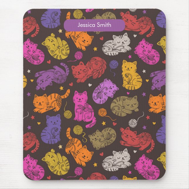 Cat Lover iPad Mouse Pad (Front)