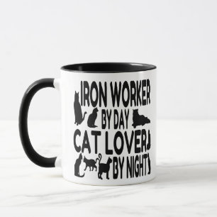 Cat Lover Iron Worker Mug
