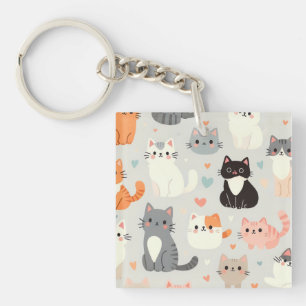 Cat Lover Key Ring
