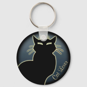 Cat Lover Keychain Cat Key Chains Customisable