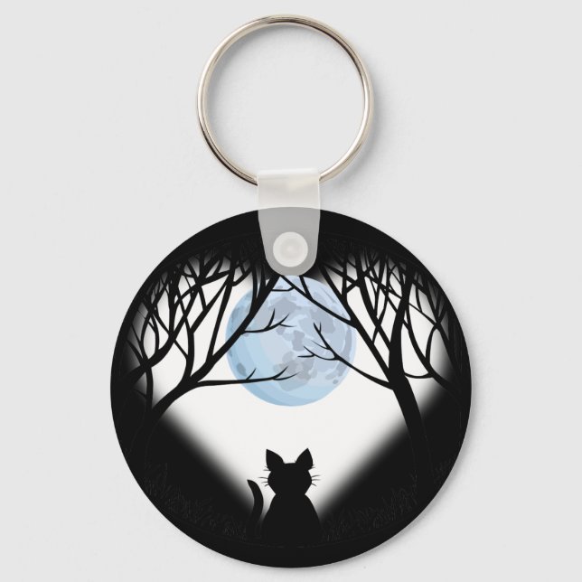Cat Lover Keychain Cat Lover Gifts Pet Key Chains (Front)