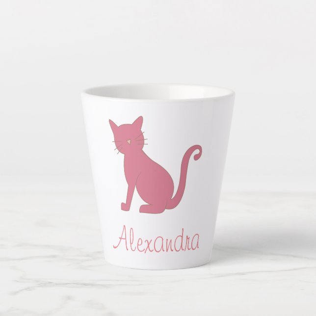 Cat Lover Latte Mug (Front)