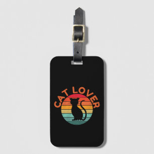 CAT LOVER LUGGAGE TAG