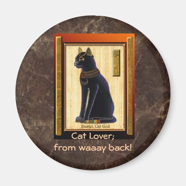 "CAT LOVER" Magnet (Front)