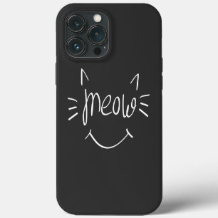 Cat Lover Meow iPhone 13 Pro Max Case