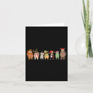 Cat Lover Meowy Christmas Family Pjs Matching Men Card