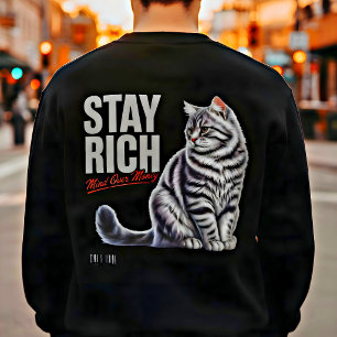 Cat Lover Motivational Quote Success Mindset Sweatshirt