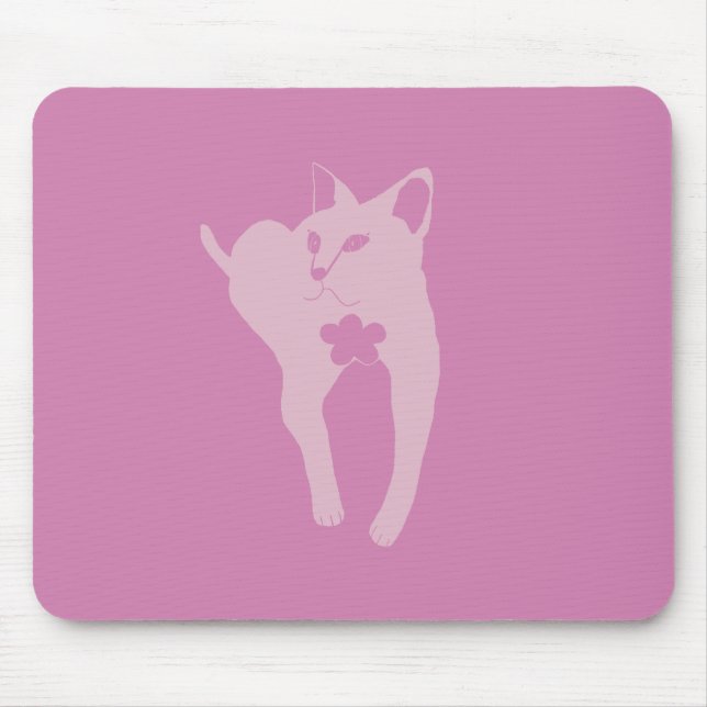 Cat Lover Mouse Pad (Front)