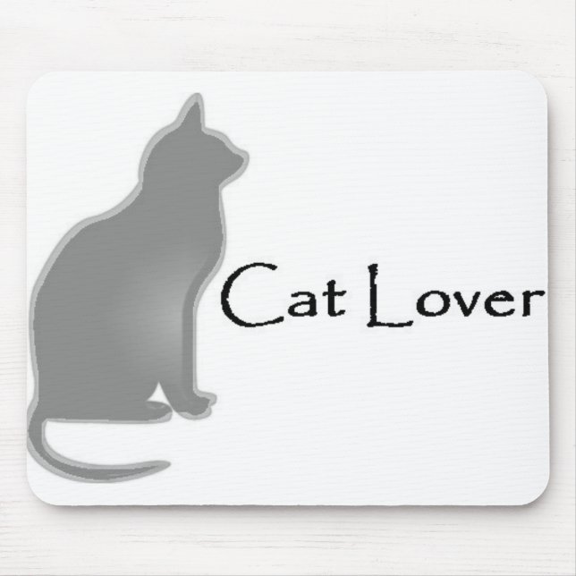 Cat Lover Mouse Pad (Front)