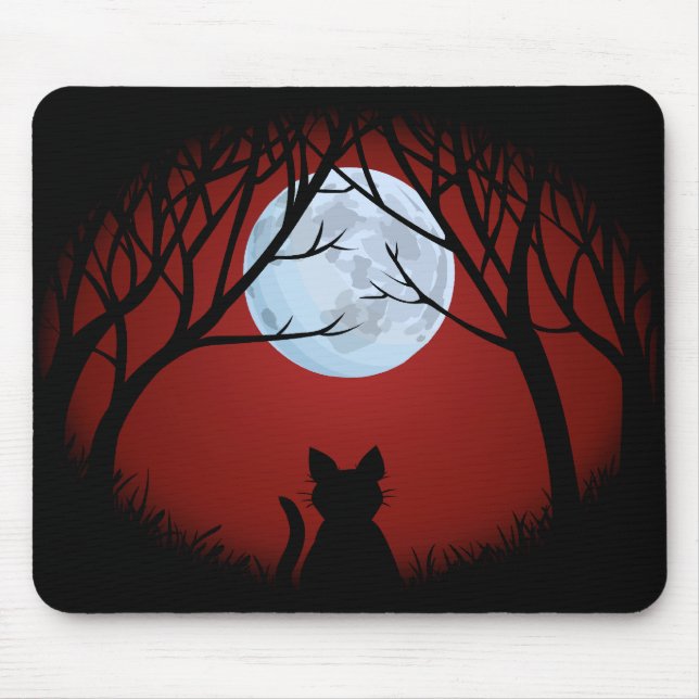 Cat Lover Mousepads Customisable Cat Mouse Pad (Front)