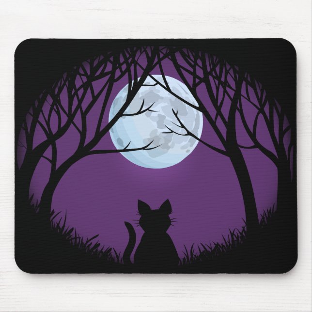 Cat Lover Mousepads Customisable Fat Cat Mouse Pad (Front)