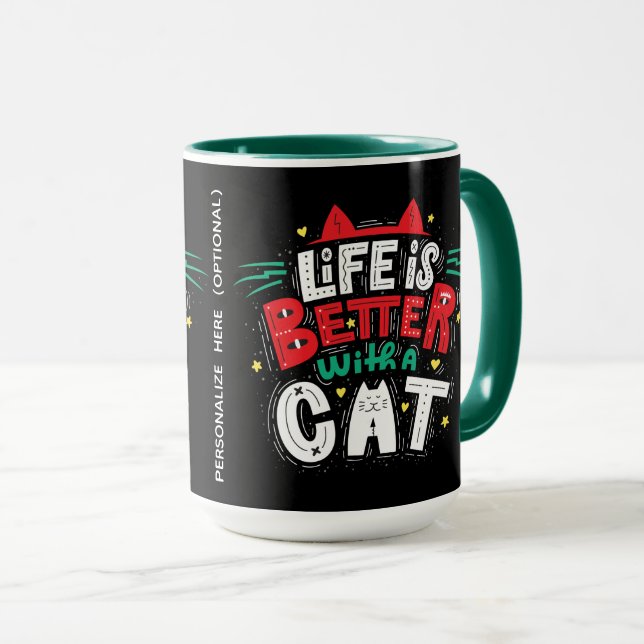 Cat Lover Mug (Front Right)