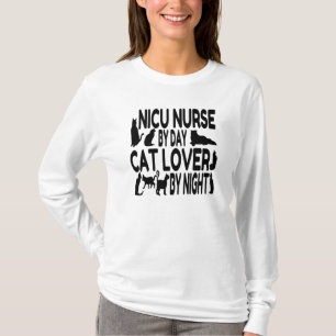 Cat Lover NICU Nurse T-Shirt
