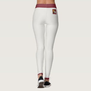 Cat Lover Pet Mum Warm Neutral Deep Wine Customise Leggings