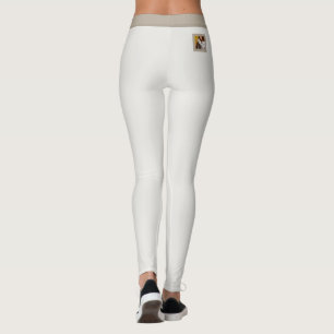 Cat Lover Pet Mum Warm Neutral Taupe Custom Made Leggings
