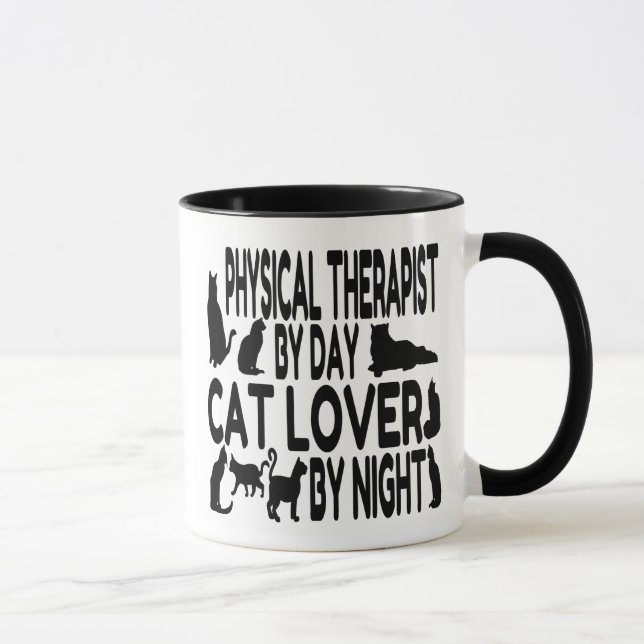 Cat Lover Physical Therapist Mug (Right)