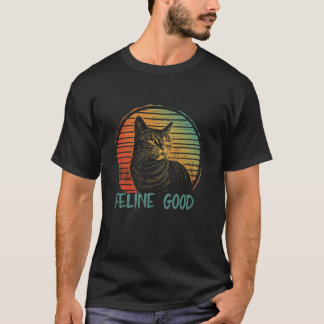 Cat Lover Retro Funny 50s 60 70s 80s Vintage Joke  T-Shirt