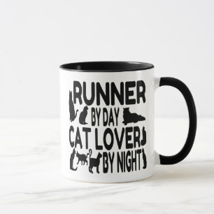 Cat Lover Runner Mug