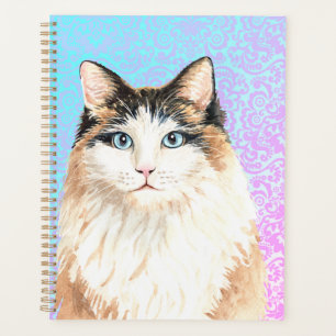 Cat lover`s yearly or goals planner