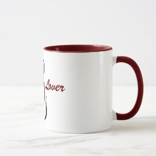 Cat Lover, Stylised Cat Ceramic Mug