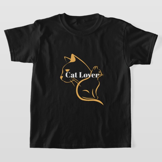 Cat Lover T-Shirt (Laydown)