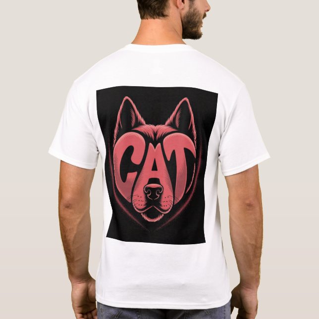 Cat lover T-Shirt (Back)