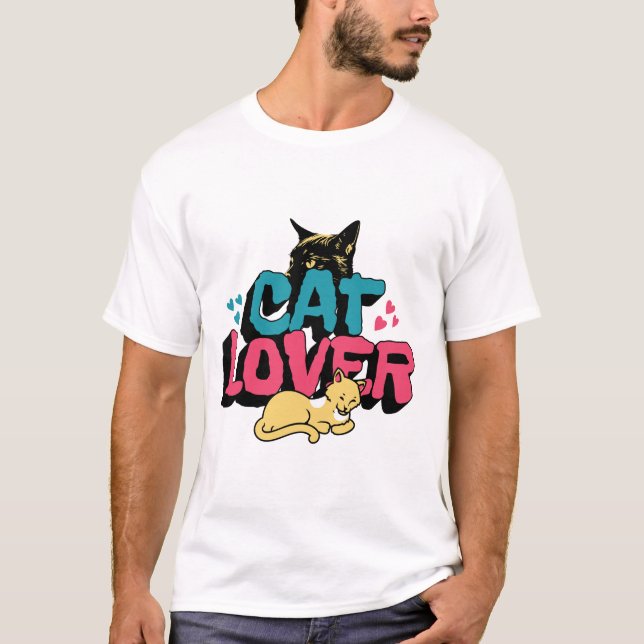 Cat lover T-Shirt (Front)