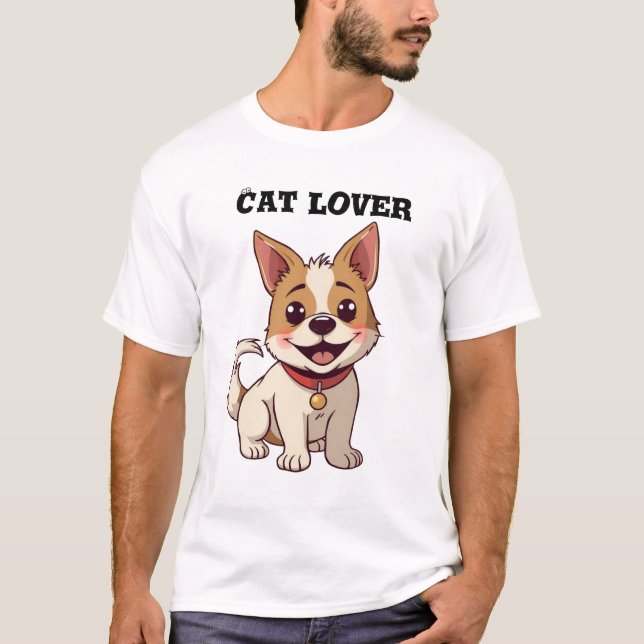 Cat lover T-shirt design  (Front)